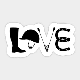 Dressage Love Sticker